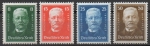 Michel Nr. 403 - 406, Nothilfe postfrisch geprüft BPP.